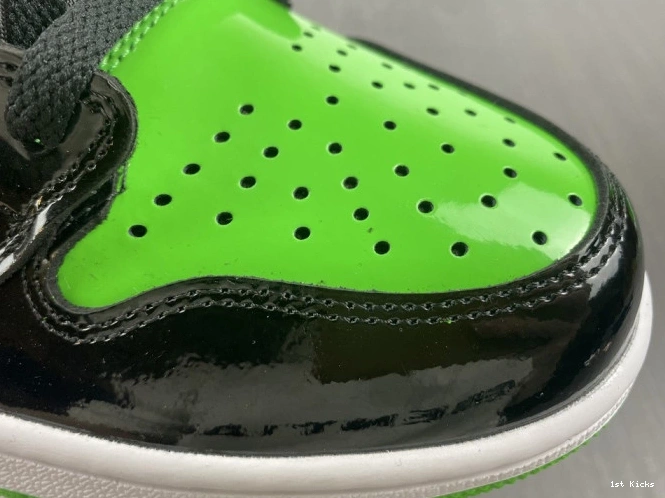 1st Kicks Shoes High 555088-030 1 OG Air Green Jordan Pine 0817